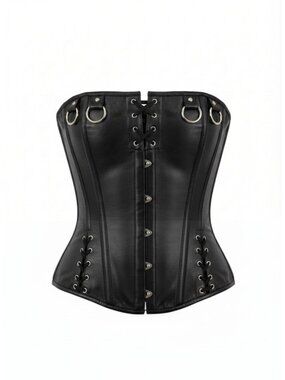 Vance Corsets Leather Biker Corset XL